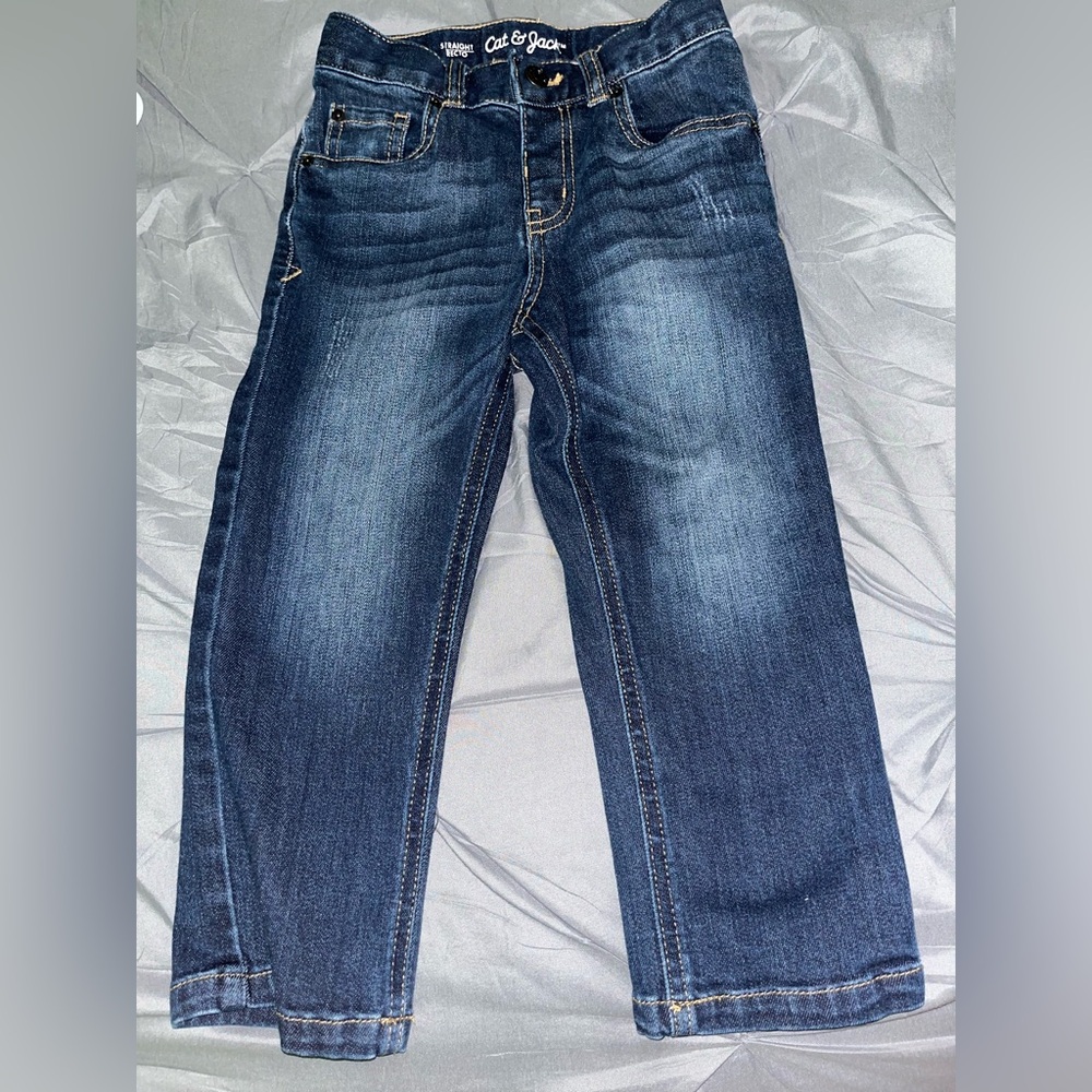Cat & Jack Dark Wash Denim Pants